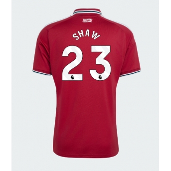 Manchester United Luke Shaw #23 Maglia Gara Casa Repliche 2026-27 Maniche Corte